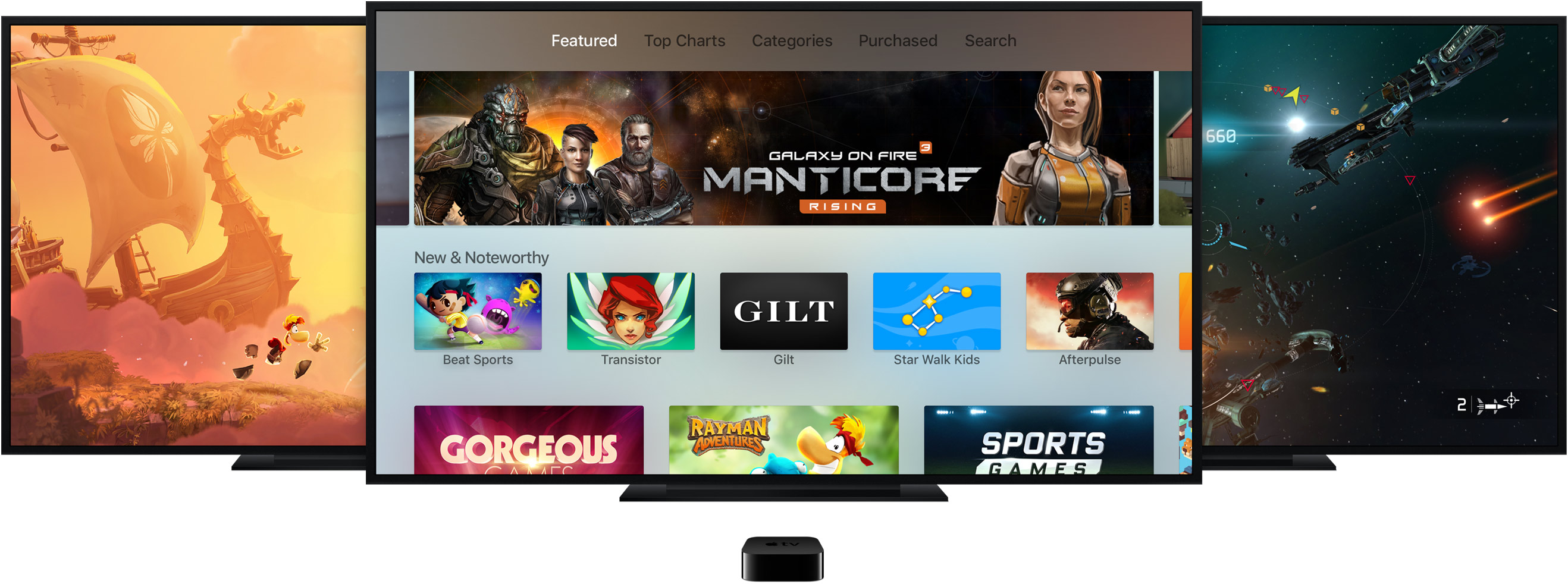 Games and Apps on the new Apple TV App Store