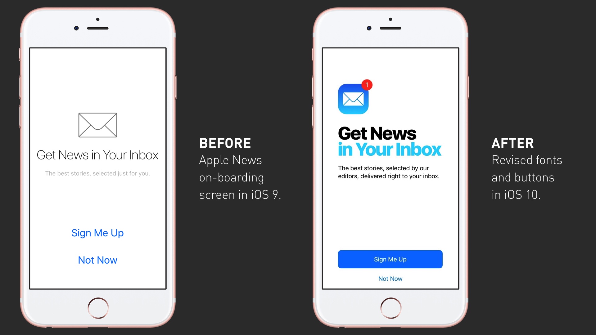 Apple News iOS 10 after