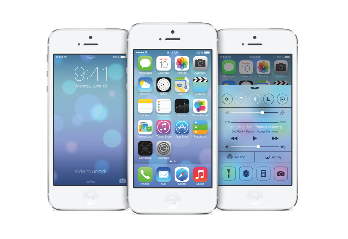 Apple iOS 7 design theme