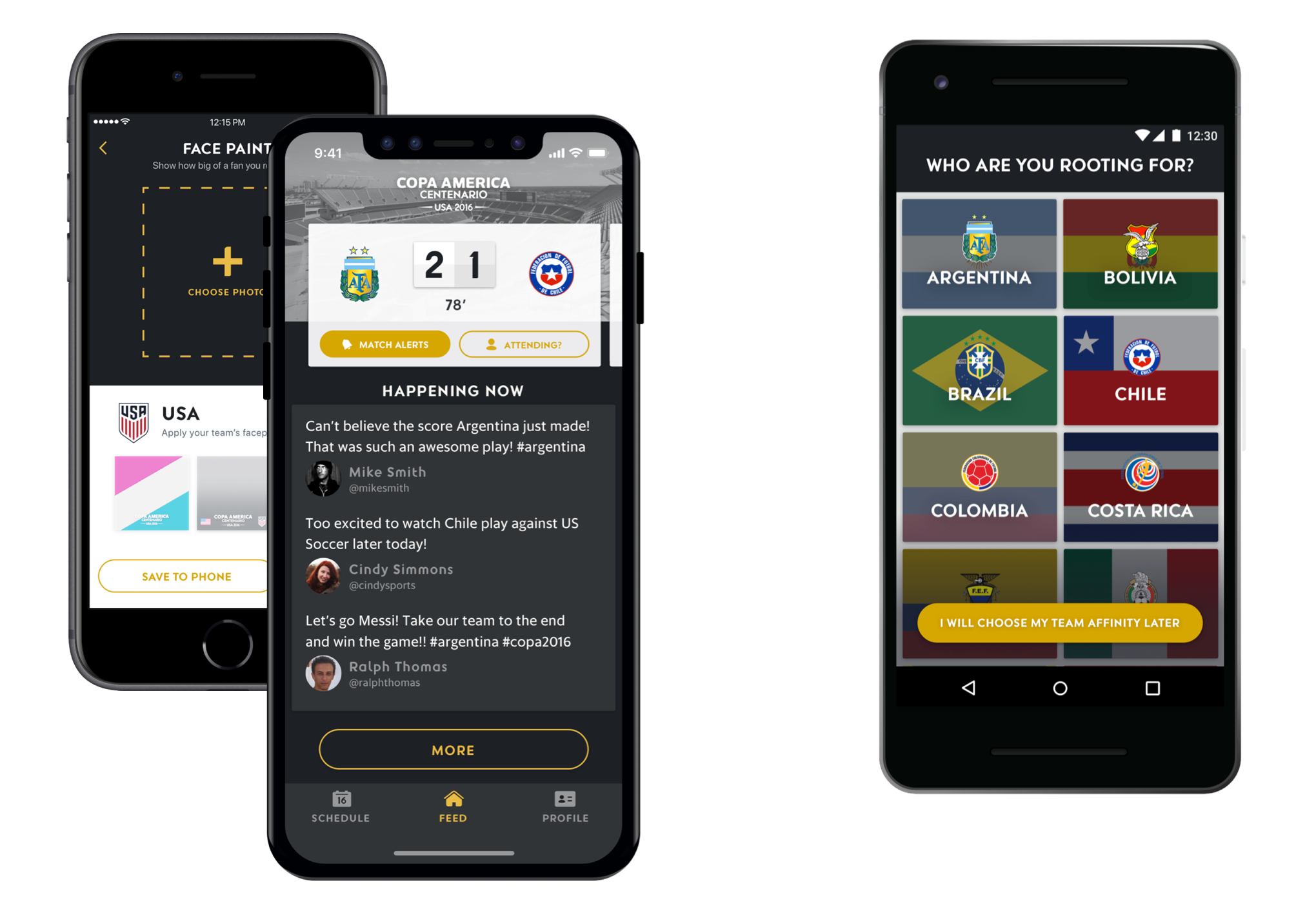 We designed and developed iOS and Android apps to serve more than a million international soccer fans.